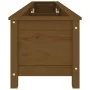 Arriate elevado de jardín madera pino marrón miel 199,5x40x39cm de , Maceteros y jardineras - Ref: Foro24-825271, Precio: 147...