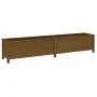 Arriate elevado de jardín madera pino marrón miel 199,5x40x39cm de , Maceteros y jardineras - Ref: Foro24-825271, Precio: 147...
