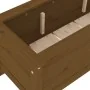 Raised garden bed made of brown honey pine wood 199.5x40x39cm by , Pots and planters - Ref: Foro24-825271, Price: 147,10 €, D...