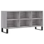 TV stand made of Sonoma gray engineered wood 103.5x30x50 cm by , TV Furniture - Ref: Foro24-827002, Price: 63,04 €, Discount: %