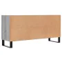 TV stand made of Sonoma gray engineered wood 103.5x30x50 cm by , TV Furniture - Ref: Foro24-827002, Price: 63,04 €, Discount: %