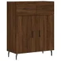 Engineered wood brown oak sideboard 69.5x34x90 cm by , Sideboards - Ref: Foro24-828003, Price: 115,07 €, Discount: %
