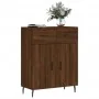 Engineered wood brown oak sideboard 69.5x34x90 cm by , Sideboards - Ref: Foro24-828003, Price: 115,07 €, Discount: %