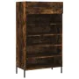 Engineered wood smoked oak shoemaker 60x35x105 cm by , Closets and storage - Ref: Foro24-829625, Price: 79,41 €, Discount: %