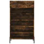 Engineered wood smoked oak shoemaker 60x35x105 cm by , Closets and storage - Ref: Foro24-829625, Price: 79,41 €, Discount: %