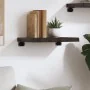 Wall shelf made of treated dark brown oak wood 40x20x4 cm by , Shelves and shelves - Ref: Foro24-363744, Price: 13,66 €, Disc...