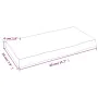 Wall shelf made of treated dark brown oak wood 40x20x4 cm by , Shelves and shelves - Ref: Foro24-363744, Price: 13,66 €, Disc...