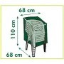 Nature Garden chair cover 110x68x68 cm by , Garden furniture covers - Ref: Foro24-403688, Price: 22,48 €, Discount: %