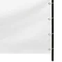 Balcony screen awning, white Oxford fabric, 120x240 cm. by , Umbrellas - Ref: Foro24-148495, Price: 34,47 €, Discount: %
