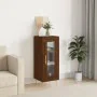 Engineered wood brown oak sideboard 34.5x34x90 cm by , Sideboards - Ref: Foro24-828787, Price: 55,50 €, Discount: %
