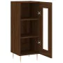 Engineered wood brown oak sideboard 34.5x34x90 cm by , Sideboards - Ref: Foro24-828787, Price: 55,50 €, Discount: %