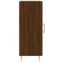 Engineered wood brown oak sideboard 34.5x34x90 cm by , Sideboards - Ref: Foro24-828787, Price: 55,50 €, Discount: %