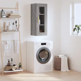 Sonoma gray wall cabinet 34.5x34x90 cm by , Sideboards - Ref: Foro24-828906, Price: 51,75 €, Discount: %