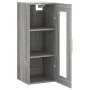Armario de pared gris Sonoma 34,5x34x90 cm de , Aparadores - Ref: Foro24-828906, Precio: 51,75 €, Descuento: %