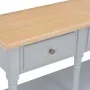 Gray MDF console table 120x30x76 cm by , Side tables - Ref: Foro24-280017, Price: 153,27 €, Discount: %