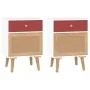 Mesitas de noche 2 uds madera contrachapada blanco 40x30x55 cm de , Mesitas de noche - Ref: Foro24-352143, Precio: 93,00 €, D...