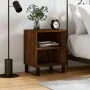 Mesita de noche madera de ingeniería roble marrón 40x30x50 cm de , Mesitas de noche - Ref: Foro24-826810, Precio: 38,31 €, De...