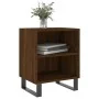 Mesita de noche madera de ingeniería roble marrón 40x30x50 cm de , Mesitas de noche - Ref: Foro24-826810, Precio: 38,31 €, De...