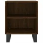 Mesita de noche madera de ingeniería roble marrón 40x30x50 cm de , Mesitas de noche - Ref: Foro24-826810, Precio: 38,31 €, De...