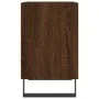 Mesita de noche madera de ingeniería roble marrón 40x30x50 cm de , Mesitas de noche - Ref: Foro24-826810, Precio: 38,31 €, De...