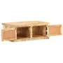 Solid mango wood coffee table with natural cane, 90x50x35 cm by , Coffee table - Ref: Foro24-289089, Price: 220,67 €, Discoun...