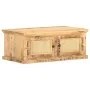 Solid mango wood coffee table with natural cane, 90x50x35 cm by , Coffee table - Ref: Foro24-289089, Price: 220,67 €, Discoun...