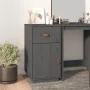Massiver Schreibtischschrank aus grauer Kiefer 40x50x75 cm von , Schließfächer und Lagerschränke - Ref: Foro24-820099, Preis:...