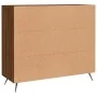 Engineered wood brown oak sideboard 90x34x80 cm by , Sideboards - Ref: Foro24-828083, Price: 83,31 €, Discount: %