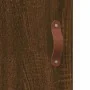 Aparador de madera de ingeniería marrón roble 90x34x80 cm de , Aparadores - Ref: Foro24-828083, Precio: 83,31 €, Descuento: %