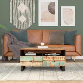 Recycelter Holz- und Sperrholz-Couchtisch 80x54x40 cm von , Couchtisch - Ref: Foro24-351956, Preis: 170,91 €, Rabatt: %