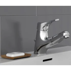 SCHÜTTE ATTICA chrome basin mixer tap with pull-out shower by , Faucets - Ref: Foro24-434557, Price: 92,15 €, Discount: %