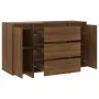 Sideboard mit 3 Schubladen in Eichenbraun 120x41x75 cm von , Sideboards - Ref: Foro24-813064, Preis: 151,94 €, Rabatt: %