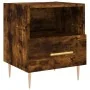 Mesita de noche madera ingeniería roble ahumado 40x35x47,5 cm de , Mesitas de noche - Ref: Foro24-827414, Precio: 41,32 €, De...