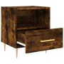 Engineered smoked oak wood bedside table 40x35x47.5 cm by , Nightstands - Ref: Foro24-827414, Price: 41,33 €, Discount: %