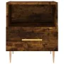 Engineered smoked oak wood bedside table 40x35x47.5 cm by , Nightstands - Ref: Foro24-827414, Price: 41,33 €, Discount: %