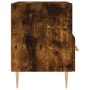 Engineered smoked oak wood bedside table 40x35x47.5 cm by , Nightstands - Ref: Foro24-827414, Price: 41,33 €, Discount: %