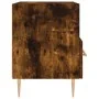 Mesita de noche madera ingeniería roble ahumado 40x35x47,5 cm de , Mesitas de noche - Ref: Foro24-827414, Precio: 41,32 €, De...