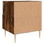 Mesita de noche madera ingeniería roble ahumado 40x35x47,5 cm de , Mesitas de noche - Ref: Foro24-827414, Precio: 41,32 €, De...