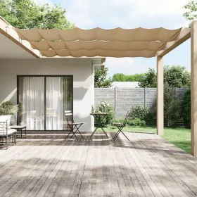 Vertikales Markisentuch aus grauem Taupé-Oxford-Stoff, 60x600 cm. von , Sonnenschirme - Ref: Foro24-148398, Preis: 28,25 €, R...