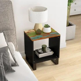 Recycled and plywood coffee table 40x31x46 cm by , Coffee table - Ref: Foro24-350642, Price: 52,19 €, Discount: %
