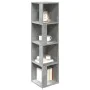 Engineered wood corner furniture in gray concrete, 33x33x132 cm by , Lockers and storage cabinets - Ref: Foro24-809039, Price...
