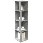 Mueble de esquina madera ingeniería gris hormigón 33x33x132 cm de , Taquillas y armarios de almacenamiento - Ref: Foro24-8090...