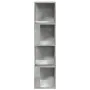 Engineered wood corner furniture in gray concrete, 33x33x132 cm by , Lockers and storage cabinets - Ref: Foro24-809039, Price...