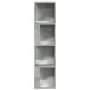 Mueble de esquina madera ingeniería gris hormigón 33x33x132 cm de , Taquillas y armarios de almacenamiento - Ref: Foro24-8090...