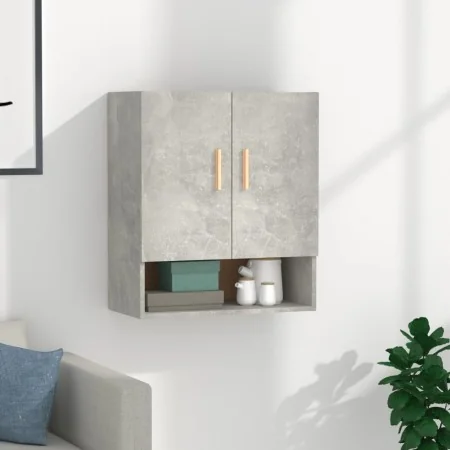 Wandschrank aus grauem Beton-Sperrholz 60x31x70 cm von , Schließfächer und Lagerschränke - Ref: Foro24-812874, Preis: 55,95 €...