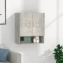 Wandschrank aus grauem Beton-Sperrholz 60x31x70 cm von , Schließfächer und Lagerschränke - Ref: Foro24-812874, Preis: 55,95 €...