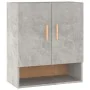 Wandschrank aus grauem Beton-Sperrholz 60x31x70 cm von , Schließfächer und Lagerschränke - Ref: Foro24-812874, Preis: 55,95 €...