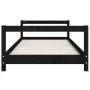 Kinderbettgestell aus schwarzem Kiefernholz, 80x160 cm. von , Kinderbetten und Betten für Kinder - Ref: Foro24-834401, Preis:...