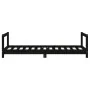 Bed frame for children made of black pine wood 80x160 cm by , Cribs and beds for children - Ref: Foro24-834401, Price: 105,10...