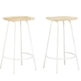 Taburetes de cocina 2 unidades madera maciza de mango de , Taburetes de cocina - Ref: Foro24-320649, Precio: 159,05 €, Descue...